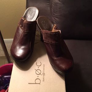 Perfect For Fall Brown Slide Heels